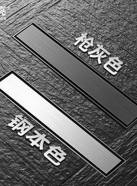 304不锈钢加厚55宽极窄长地漏防臭长条隐形地漏长方形淋浴房隐藏
