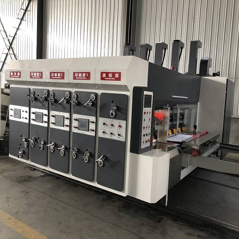 高速双色印刷开槽模切机 印刷机械设备高速纸箱包装双色模切机