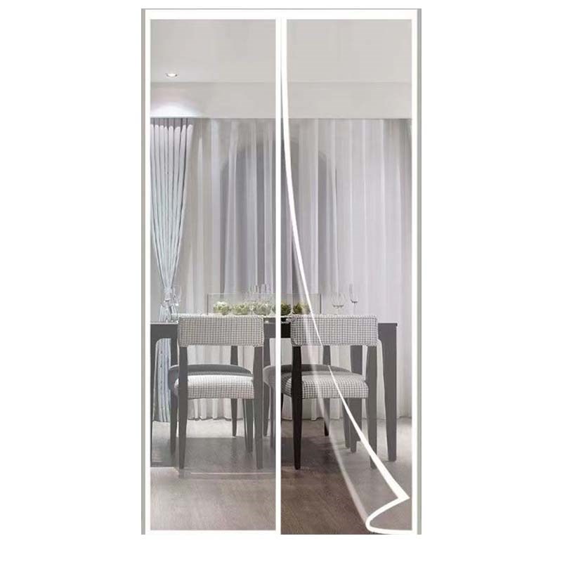 夏季新款空调门帘隔m断家用防走冷气厨房防油烟保暖高透免打孔全