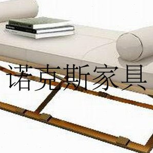 欧式简约不锈钢长凳现代客厅样板房布艺皮革床尾凳酒店售楼处条凳