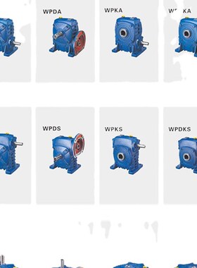 WPDKS 涡轮蜗轮蜗杆减速机变速减速器齿轮箱小型 WPDKA WPKS WPKA