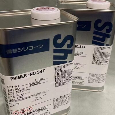 信越primer-34T粘接用硅酮胶粘剂环氧树脂有机硅粘合底涂剂透明胶
