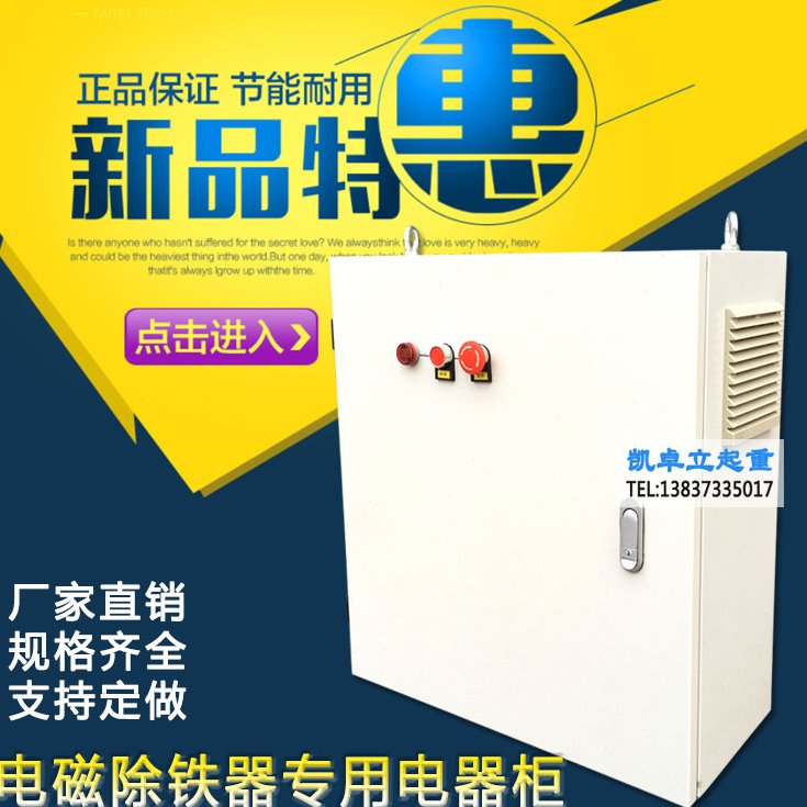 电磁除铁器控制柜箱 传输送带悬挂式电磁吸盘去除铁电器箱直流100
