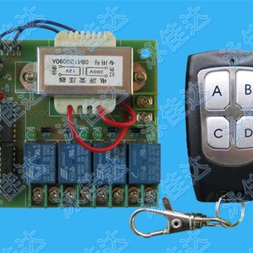 380V4组遥控开关三相电遥控开关四E路无线遥控4000米4路遥控开关