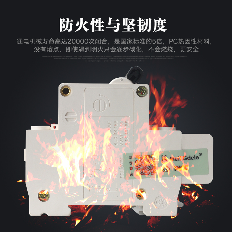 梅兰日兰小型断路器l 漏电保护器家用工程大功率总开63A100A断路