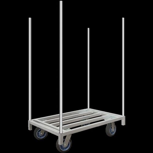 拉布车推布车布匹插杆手推车舞y台板推车拉车运布方管货架车铁杆