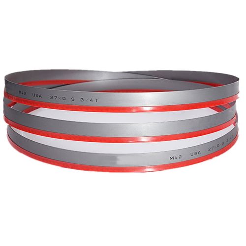 进口带锯条M42双金属m带锯条机用带锯床锯条3505*27*0.9*34*4115