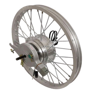 20寸48V5g00W电动单车轮毂组后驱马达60V350W通用无刷有齿高速电