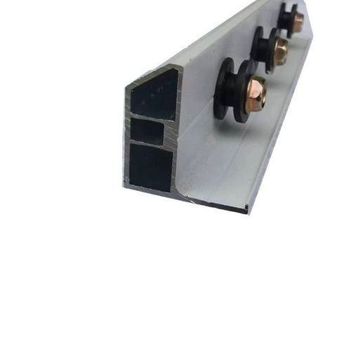 隐形防护网轨道隐形防盗网轨道铝合金窗I户阳台护栏材料儿童安全