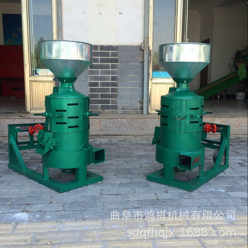 家用谷子脱壳去皮碾米机家庭用玉米碴子碾米机水稻脱壳机 金门县