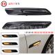 适用于宝马135系E81E87E88E90流水叶子板车门长条转向边灯