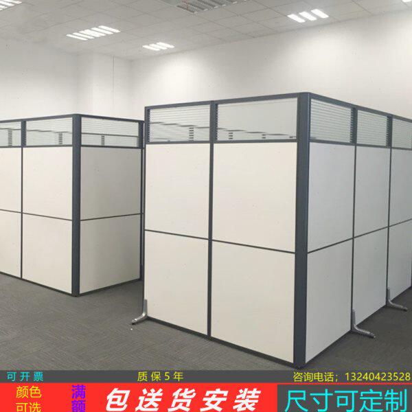 北京办公室隔断移动屏风隔墙板工厂可折叠落地挡板车间活动墙推拉