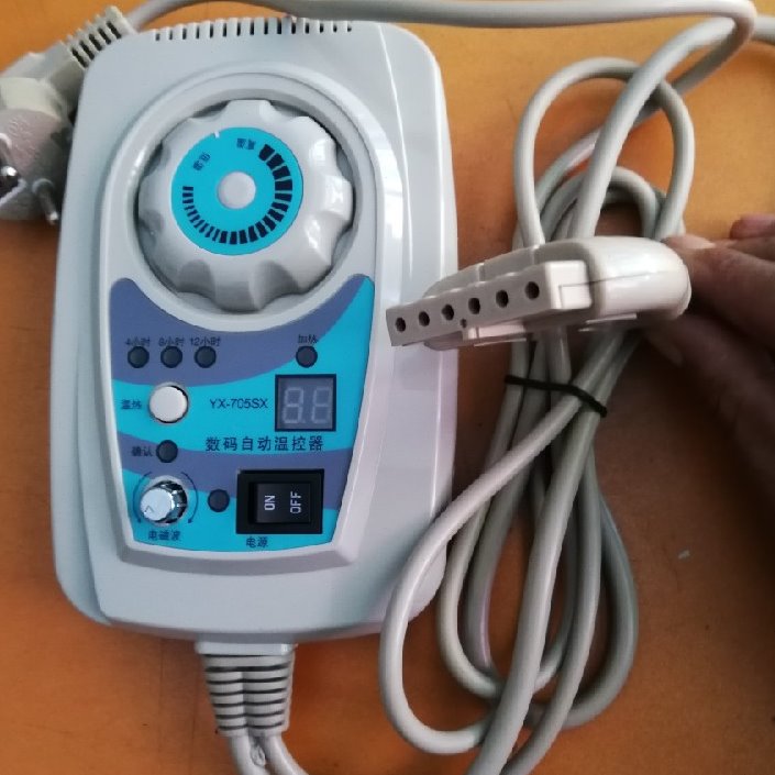 玉石床垫电加热温控器 六孔定时数显电磁波单温单控温控器开关