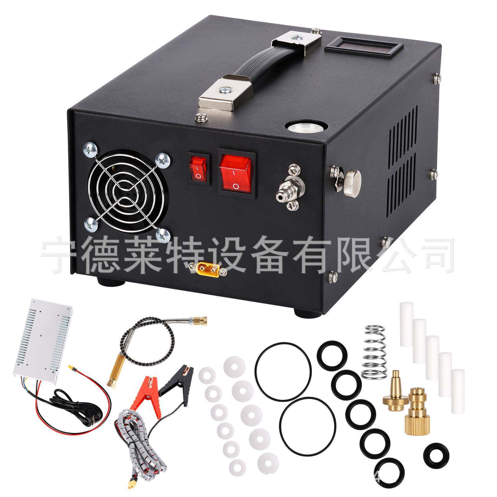 跨境热销车载12V电动高压打气机30mpa压缩气泵潜水呼吸泵4500psi