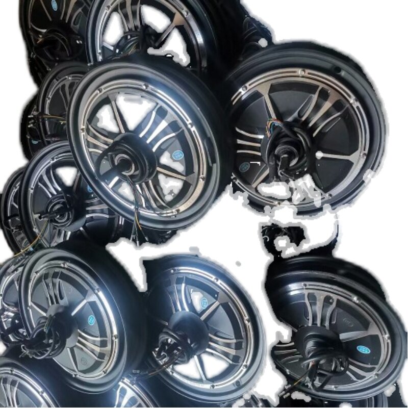 通 用电动自行车电机后轮48伏350瓦电动车电机轮毂14寸.真空胎后