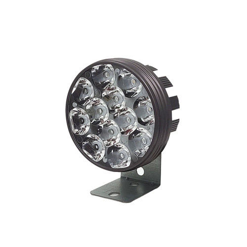 石栏犀利眼电动车大灯超亮改装铝壳宽电压外T置聚光12v灯