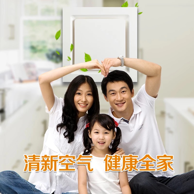 排气扇换气扇10寸厨房卫生间抽风机吸顶式管道集成U石膏板普通吊