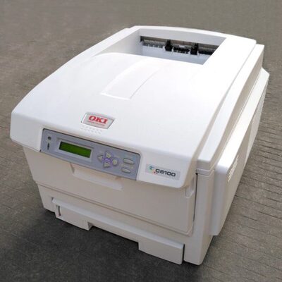 OKI C6100 C6150 不干胶标签A4彩色激光打印机