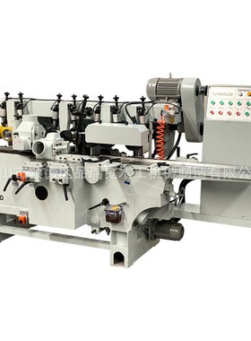 M4015D四面l刨木工机械木板材多面刨木工五轴地板四面开槽机