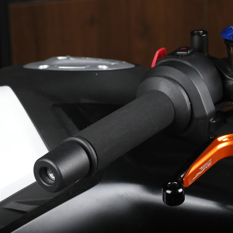 适用山叶巧格i125 PLwS 300 M改装热缩手把套牛角套