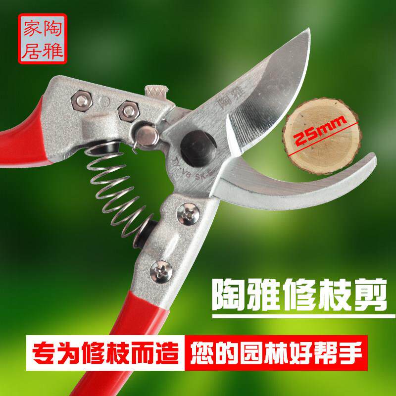陶雅SK-5钢修枝剪H2果树剪省力园林园艺嫁接摘果树枝粗枝盆景剪刀