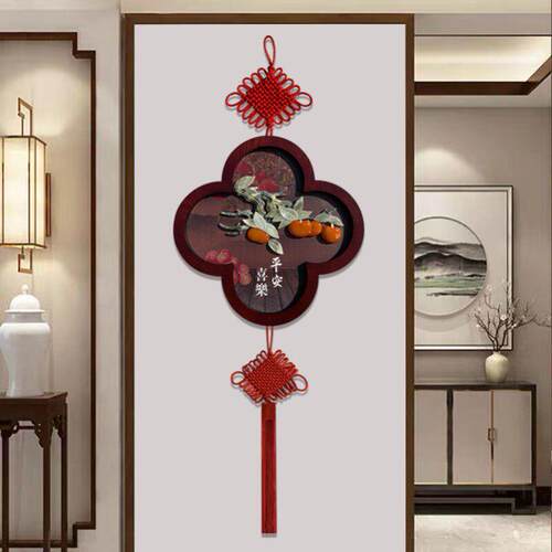 新中国风入口装饰画客厅沙发背景墙玉雕画走廊过道餐厅挂画浮雕画