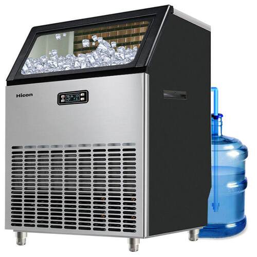 惠康制冰机商用奶茶店大型80/120公斤小型全自动大容量方冰块机器