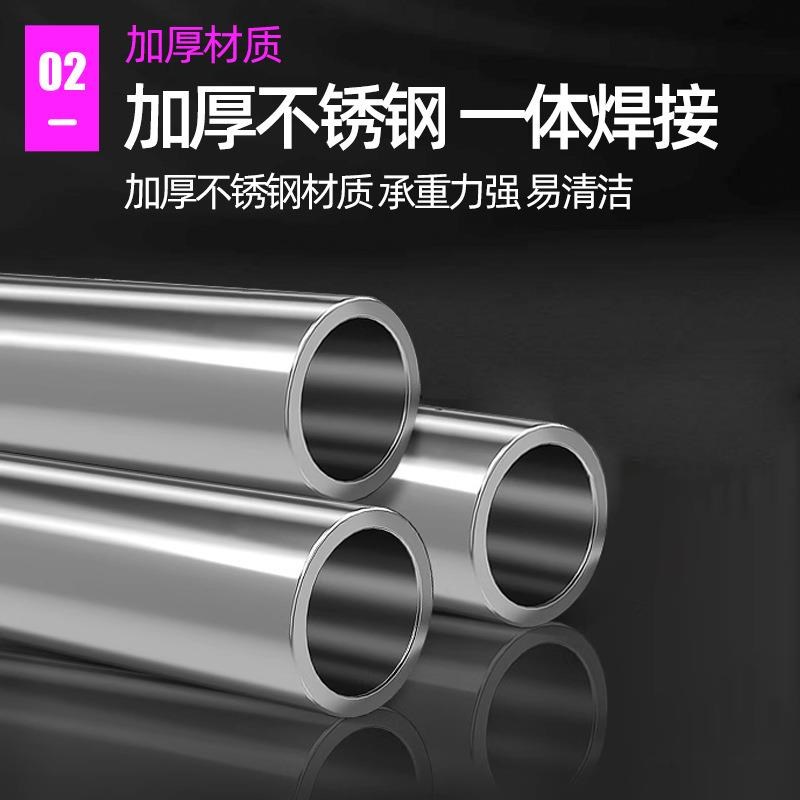 不锈钢工作台加厚不锈钢桌子饭店厨H房双层操作台切菜桌打包台