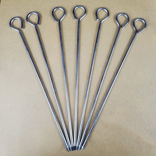 实心201不锈钢钉户外帐篷地钉加粗加长天幕地丁防风W固定营钉插桩