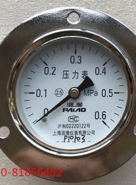 1 T0 向6Z4MPA 6Y-MPAMPA 2.5.边MPA压力表 带606 .1MPAMPA轴