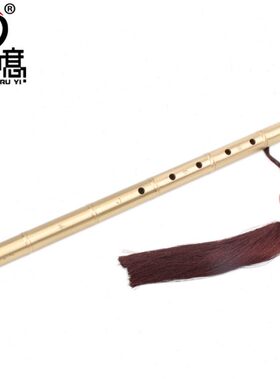 妙如意 铜箫挂件铜箫化横樑洞箫吹箫乐器家居挂饰