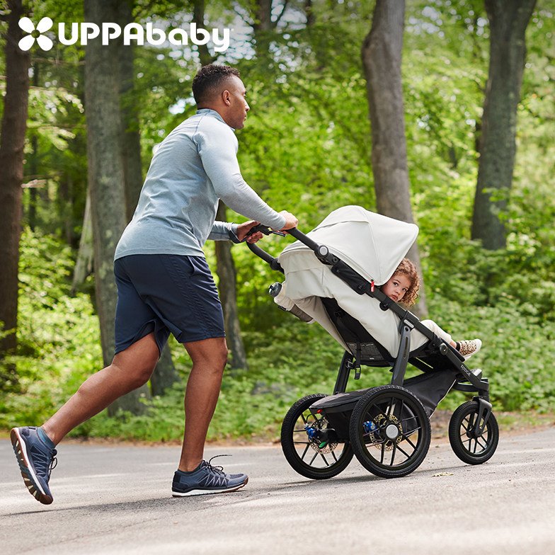 UPPAbaby Ridge高景观婴儿车可折叠三轮多地型推行慢跑婴儿车