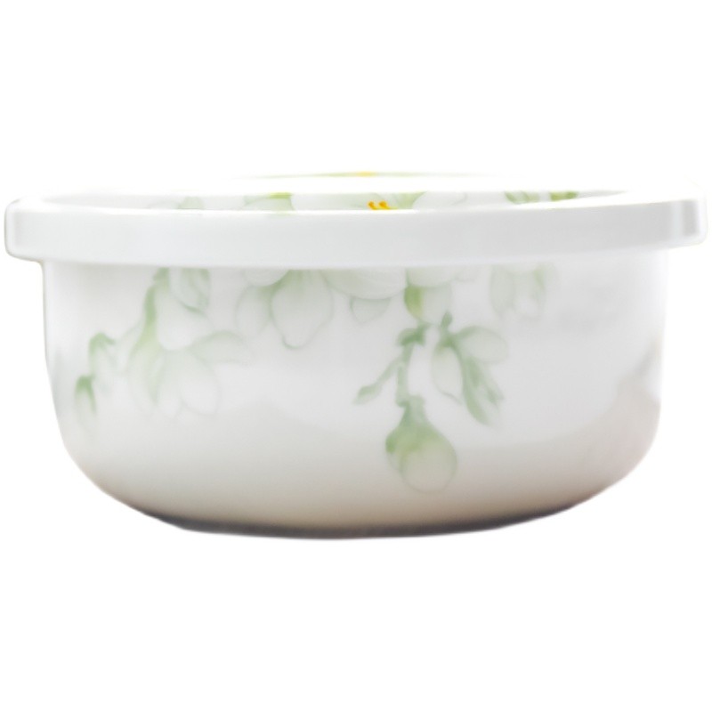 骨瓷碗带盖泡面碗微波炉专用的碗蒸碗家用饭盒骨瓷餐W具保鲜蒸蛋