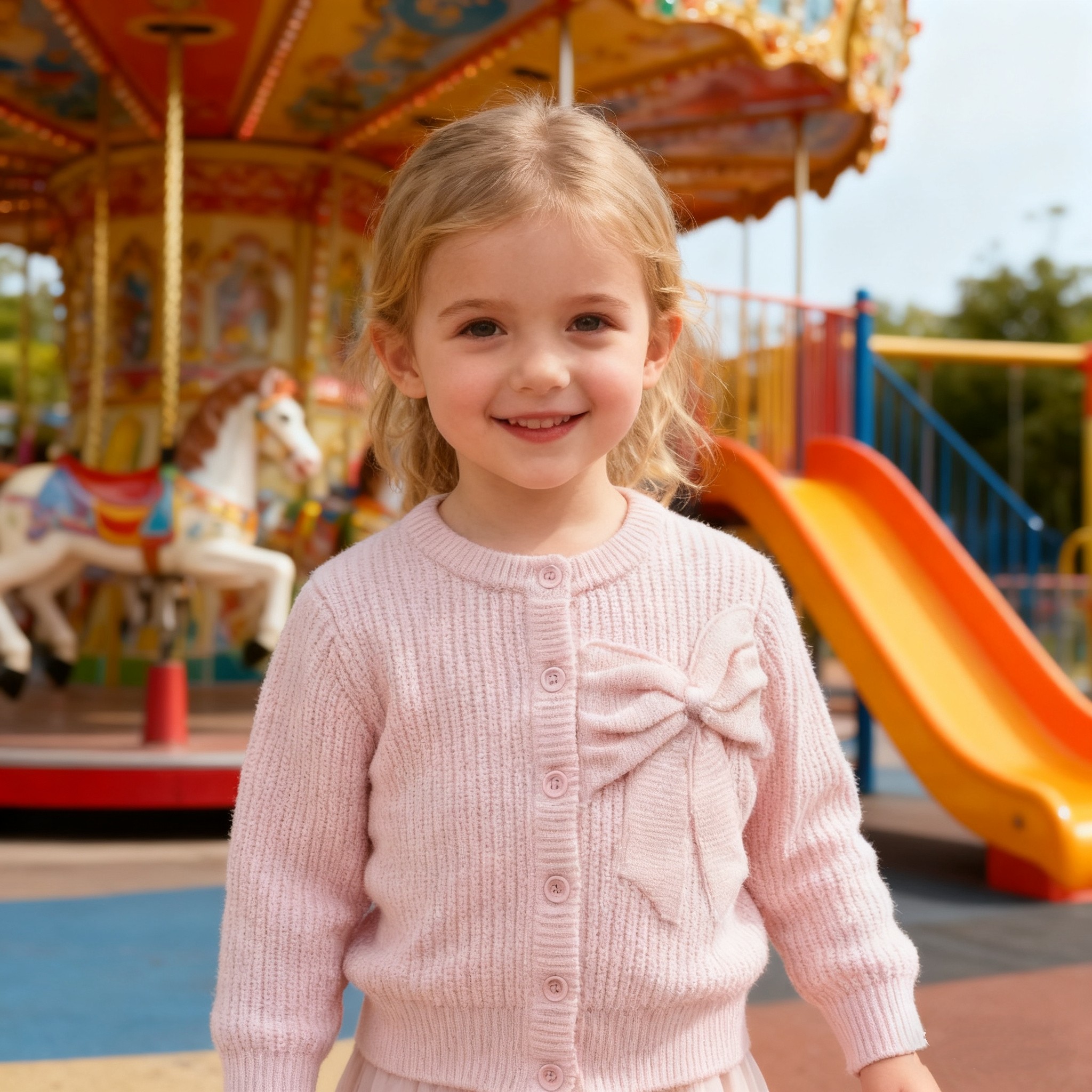 外贸出口女童羊毛毛衣儿童女宝宝婴儿2026新款春季内搭针织开衫