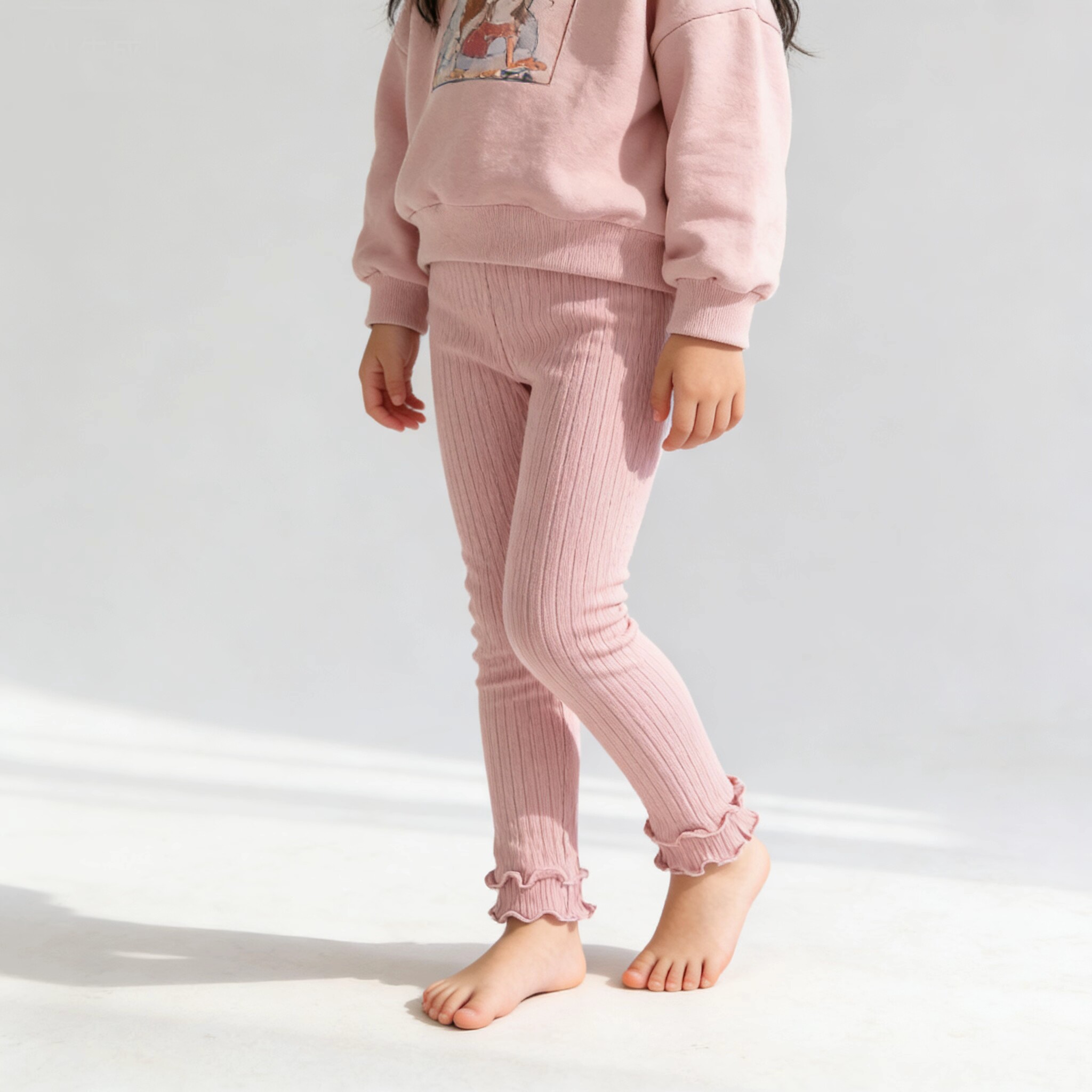 韩单纯棉！外贸出口女童打底裤宝宝打底长裤紧身裤儿童女外穿洋气