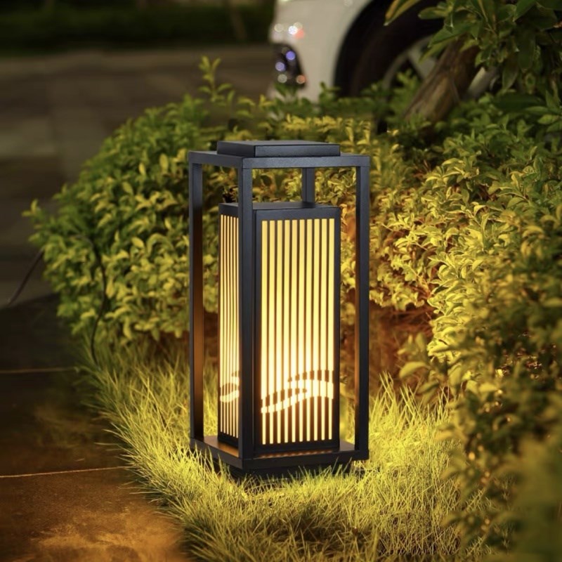 户外草坪灯防水中式入户花园围墙柱头灯简N约别墅院子景观庭院灯