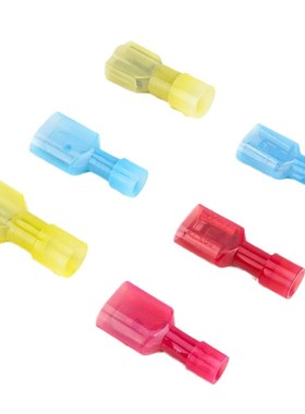 跨境100/800pcs盒装绝缘接头尼龙公母对接接线端子快速连接器