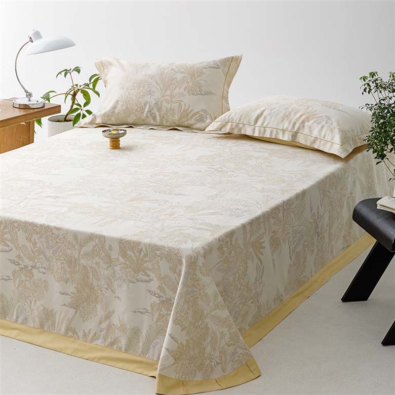 高端竹纤维凉席三件套夏季兰精天丝床单家用冰丝可水洗空调软席子