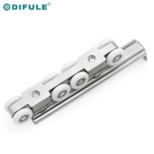 8轮不锈钢静音吊轮工程款移门滑轮厨房卫生间推拉门吊轮