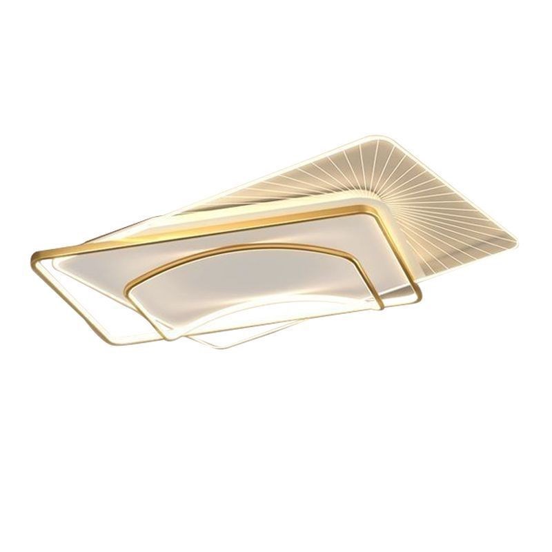 家用客厅灯现代简约大气吸顶灯具套餐卧室2023年新V款中山主灯组