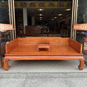 罗汉床款 刺猬独家具板红木罗汉床榫卯面紫檀中式 明式 罗汉床素古典
