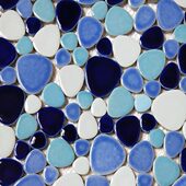 S生活鹅卵石款 耐磨温泉爱洗手间池防滑瓷砖 泳池 陶瓷马赛克 鱼池