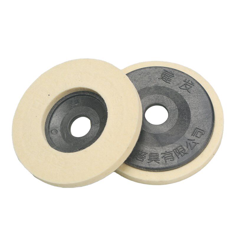 羊毛轮抛光轮角磨机打磨镜面金属不锈钢大理石瓷砖打蜡毛毡抛光片