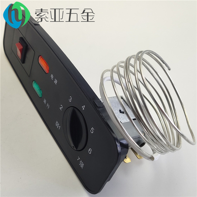 厨房冰柜展示柜温控开关商用冰箱温控器冷藏冷冻柜机械调温器面板