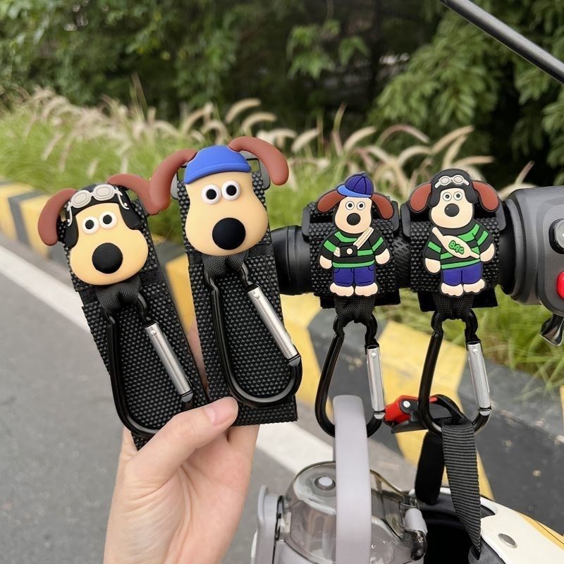 电动车挂钩前置通用免安装可爱卡通多功能自行车挂包装饰小配件