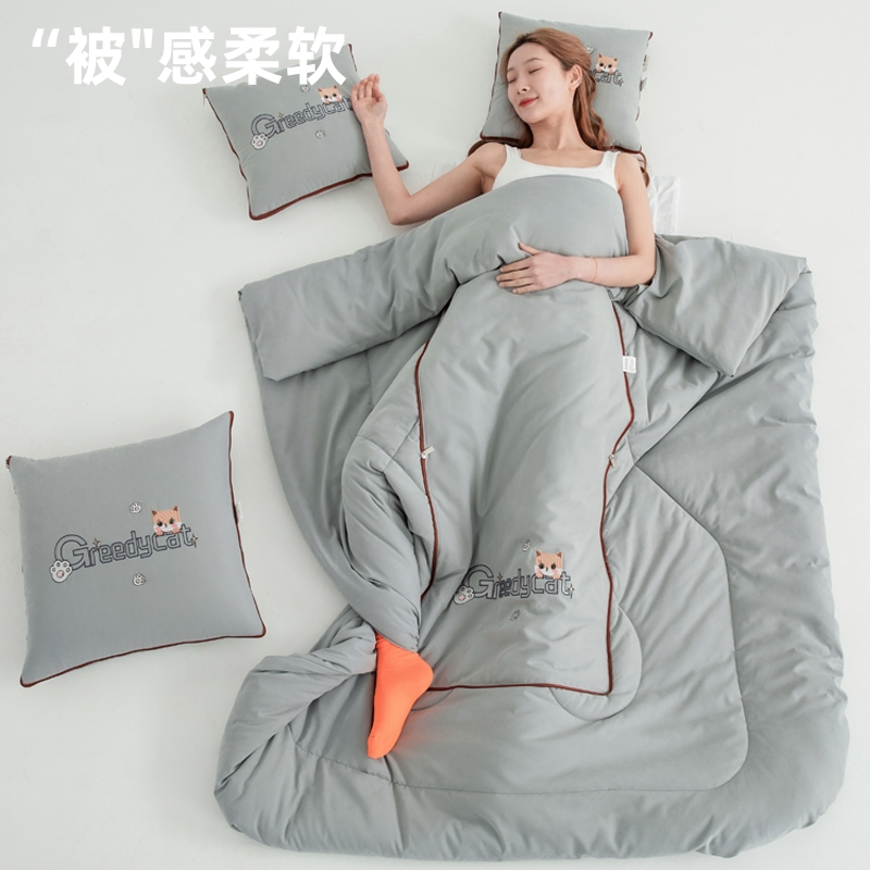 抱枕被子两用车用靠枕车子高档四季通G用夏天空调被枕头毯子二合