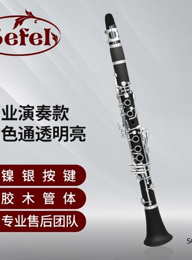 赛菲降E调小单簧管黑管乐器高品质胶木专业演奏级SWCL-412