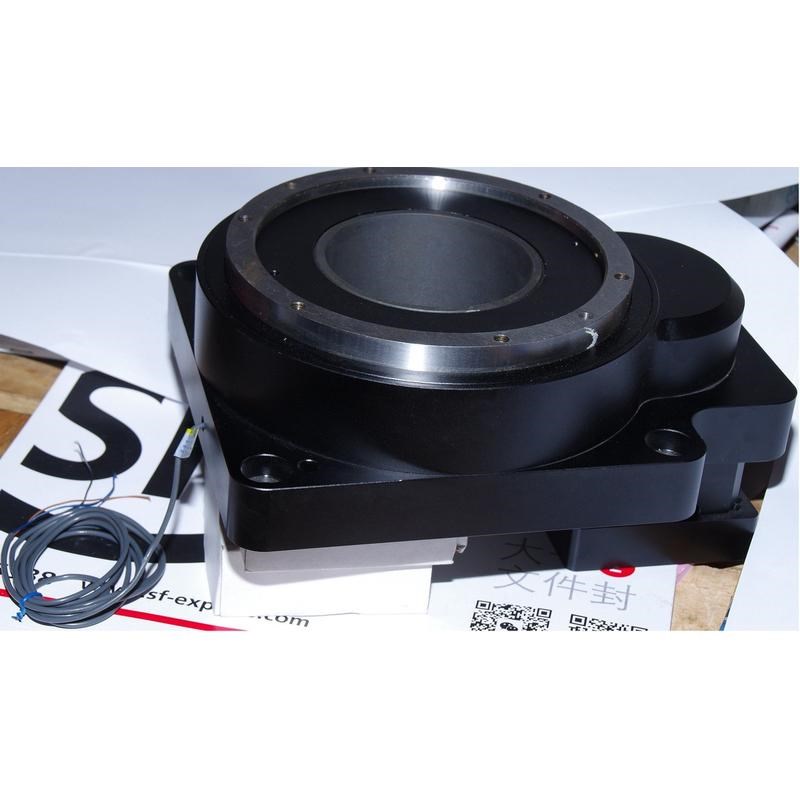 步进伺服b中空电动旋转台 数控分度盘 高速背隙可调 内置感应器