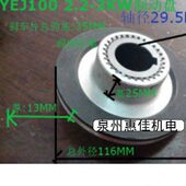 动直电2 电机式 磁K刹车片3制动器JEY流100齿刹车片制盘刹车片2.W