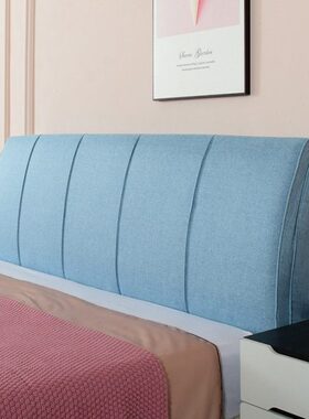 弧形改造保护罩2021年加厚木床全包软包新款靠垫2020床头套头欧式